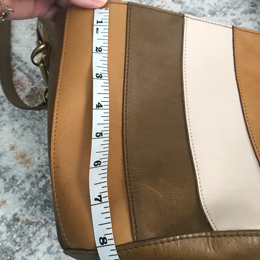 Madewell Tricolor leather Bucket Bag - Picture 2 of 10